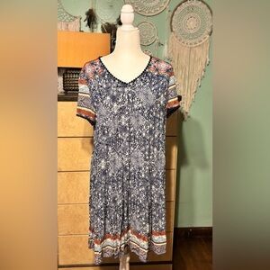 Boho Print Dress